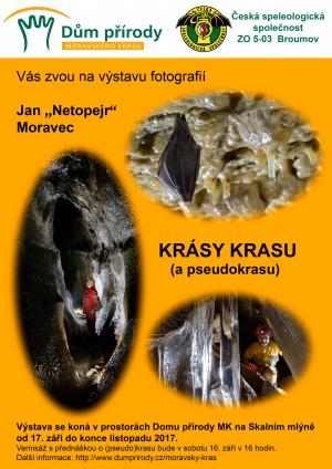 Krásy krasu - výstava fotografií Jana "Netopejra" Moravce 1
