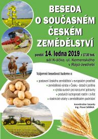Beseda o současném českém zemědělství  1