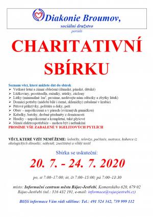 ZRUŠENO !!! Charitativní sbírka  1
