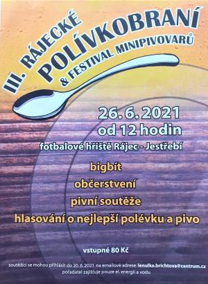 III. Rájecké polívkobraní & festival minipivovarů  1