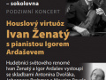 Houslový virtuóz Ivan Ženatý s pianistou Igorem Ardaševem  1