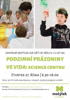Podzimní prázdniny ve VIDA!  1
