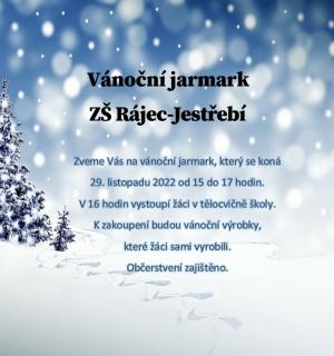 Vánoční jarmark ZŠ Rájec-Jestřebí 1