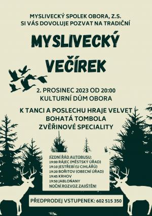 Myslivecký večírek na Oboře 1