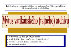 Mýtus vatikánského (tajného) archivu 1