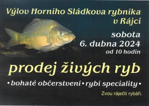 Výlov Horního Sládkova rybníka v Rájci 1