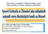Synové Gerharda ze Zbraslavi jako zakladatelé nejstarší vrstvy šlechtických hradů na Moravě 1
